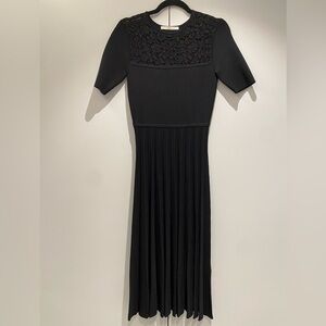 Jason Wu Black Dress with black floral lace detail